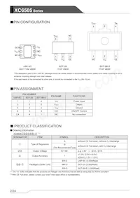 XC6505B801PR-G Datasheet Page 2