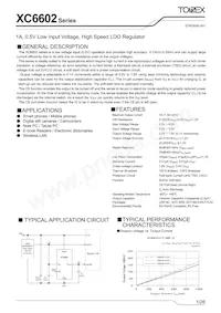 XC6602B181PR-G Datasheet Cover