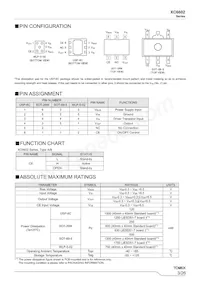 XC6602B181PR-G Datasheet Pagina 3