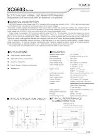 XC6603A181MR-G Datasheet Cover
