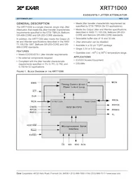 XRT71D00IQTR-F Datasheet Cover