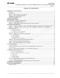XRT71D04IV-F Datasheet Page 3