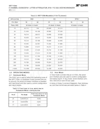 XRT71D04IV-F Datasheet Page 18