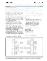 XRT72L50IQTR-F Datasheet Cover