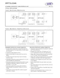 XRT73LC04AIV Datasheet Page 2