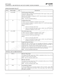 XRT75L00DIVTR-F Datasheet Page 14