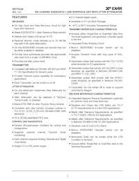 XRT75L06IB-F Datasheet Page 2