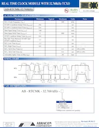 AB-RTCMK-32.768KHZ-T Datasheet Page 2