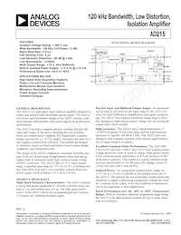 AD215BY Datasheet Cover