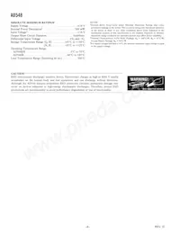 AD548JRZ-REEL Datasheet Page 4