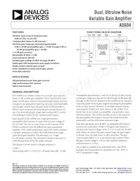 AD604AR-REEL Datasheet Cover