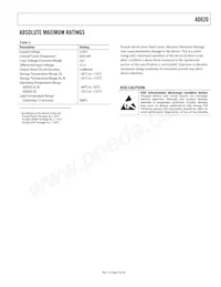 AD620BR-REEL Datasheet Page 5