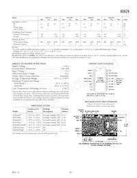 AD624CD Datasheet Page 3