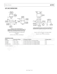 AD708SQ/883B數據表 頁面 13