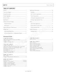 AD712KR-REEL7 Datasheet Page 2