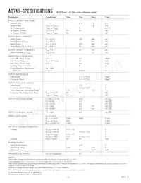 AD743JR-16-REEL7 Datasheet Page 2