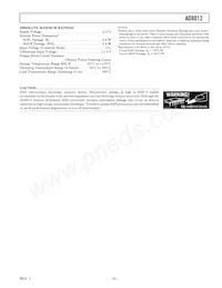 AD8012AR-REEL7 Datasheet Page 5