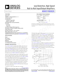 AD8028ARMZ-REEL Datasheet Copertura