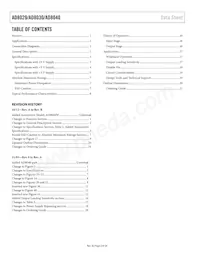 AD8030ARJZ-R2 Datasheet Page 2