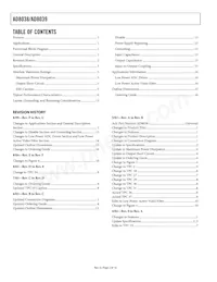 AD8039ARTZ-R2 Datasheet Page 2