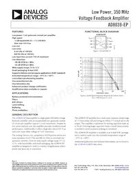 AD8039SRZ-EPR7 Datasheet Cover
