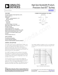 AD8067ART-REEL7 Datasheet Cover