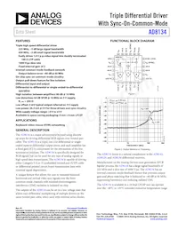 AD8134ACPZ-R2 Datasheet Cover