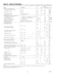 AD815ARBZ-24 Datasheet Page 2