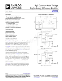 AD8202WYC-P3 Datasheet Cover