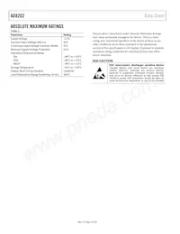 AD8202WYC-P3 Datasheet Page 4