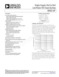 AD822TRZ-EP-R7 Datasheet Cover