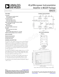 AD8235ACBZ-P7 Datasheet Cover