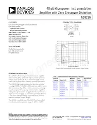 AD8236ARMZ-RL Datasheet Cover