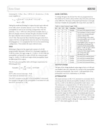 AD8260ACPZ-WP Datasheet Page 23