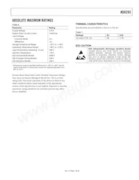 AD8295BCPZ-RL Datasheet Page 7