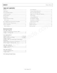 AD8351ACPZ-R7 Datasheet Page 2
