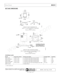 AD8351ACPZ-R7 Datasheet Page 19