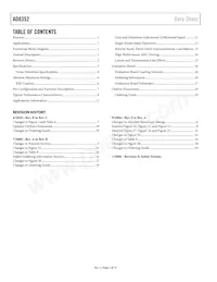 AD8352ACPZ-R7 Datasheet Page 2