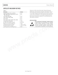 AD8366ACPZ-R7 Datasheet Page 6