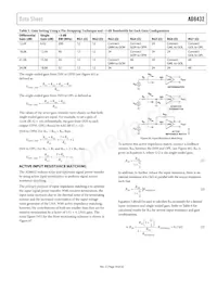 AD8432ACPZ-RL Datasheet Page 19