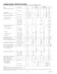 AD848JRZ-REEL數據表 頁面 2