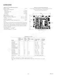 AD848JRZ-REEL數據表 頁面 4