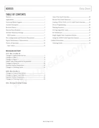 AD8555ACPZ-R2 Datasheet Page 2