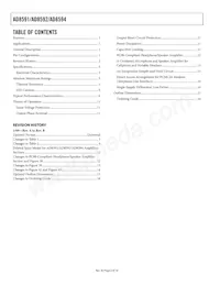 AD8594ARUZ-REEL Datasheet Page 2