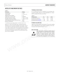 AD8597ACPZ-R2 Datasheet Page 5