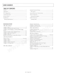 AD8620AR-REEL7 Datasheet Page 2