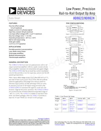 AD8624ACPZ-RL Datasheet Cover