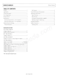 AD8624ACPZ-RL Datasheet Page 2