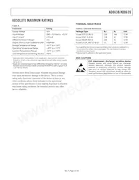 AD8639ACPZ-R2 Datasheet Page 5