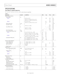 AD8651ARMZ-R2 Datasheet Page 3